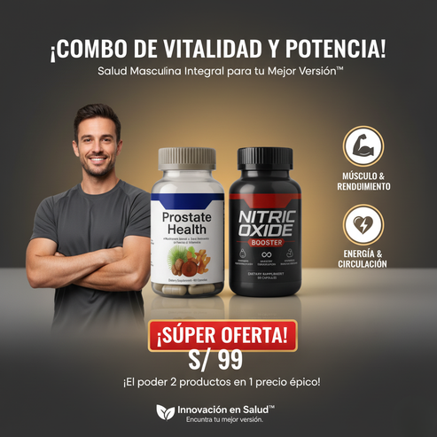 DÚO NITRIC OXIDE + PROSTATE HEALTH