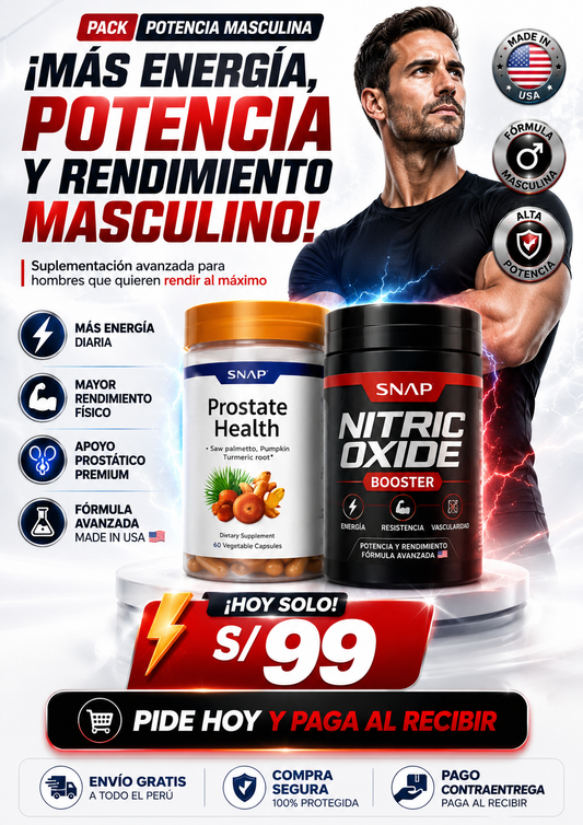 DÚO NITRIC OXIDE + PROSTATE HEALTH