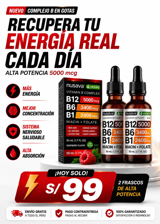B12 Complex Original | Energía Extrema y Vitalidad Diaria en Gotas